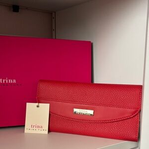 Trina Turk Vibrant Red Clutch
